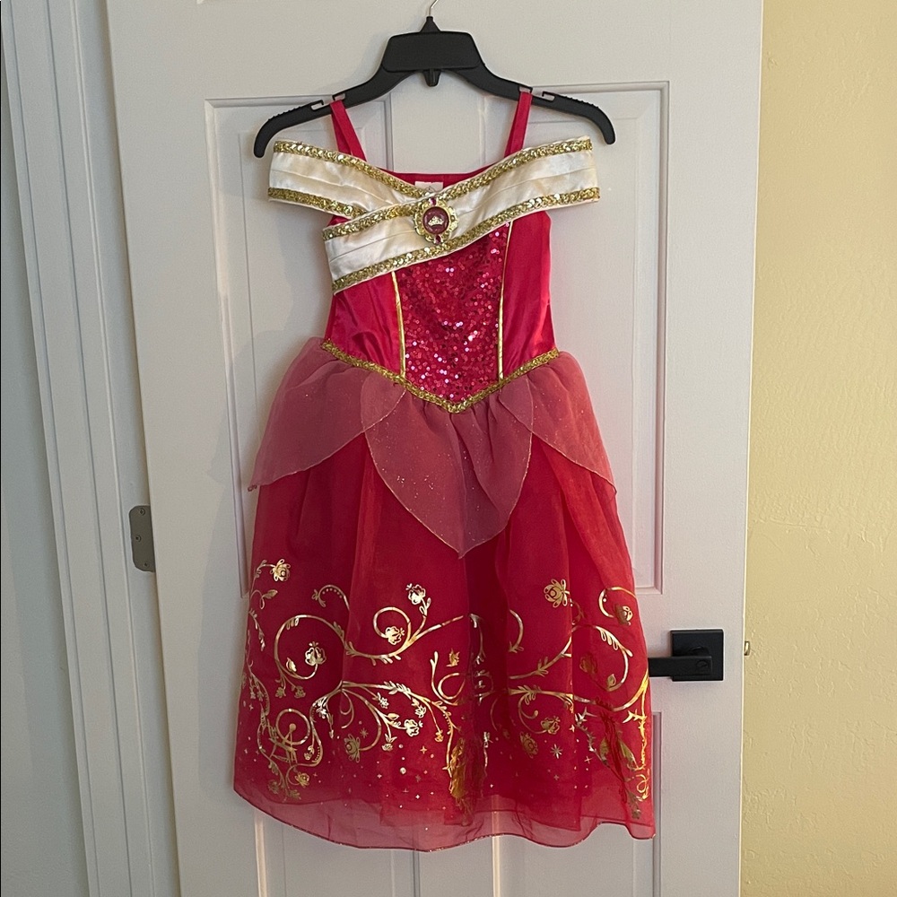 Disney Red and Gold Kids Dance Costume